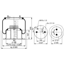 Burduf, suspensie pneumatica PHOENIX