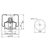 Burduf, suspensie pneumatica PHOENIX