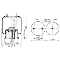 Burduf, suspensie pneumatica PHOENIX