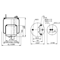 Burduf, suspensie pneumatica PHOENIX