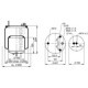 Burduf suspensie pneumatica spate R 29mm PHOENIX compatibil VOLVO FH montare dreapta/stanga inaltime 29.0mm ambalaj 29.0x29.0x29.0cm