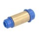 Cap de cuplare PNEUMATICS montare TEKALAN adaptor reductie drept 12mm 8mm metal piesa 1buc diametru 12mm 8mm fir 12x1,5mm