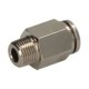 Cap de cuplare PNEUMATICS montare TEKALAN Drept M10x1 metal Fir 8x1mm Dimensiune filet M10mm Pasul filetului 1.0mm