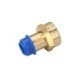 Cap de cuplare PNEUMATICS TEKALAN Drept M22x1,5 Filet Interior 12mm Metal 1buc