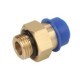 Cap de cuplare PNEUMATICS Montare TEKALAN Drept M16x1,5 11mm Metal 1buc 11mm 1,5mm 11x1,5mm