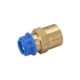 Cap de cuplare pneumatic TEKALAN drept M18x1,5 12mm metal PNEUMATICS 1buc 12mm diametru 1,5mm pas filet interior