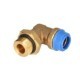 Cap de cuplare PNEUMATICS Brida U Montare TEKALAN M22x1,5 15mm metal 1buc 15mm exterior 15x1,5 Cotul