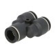 Cap de cuplare Sistem pneumatic Conector Y trei cai Plastic Montare TEKALAN 13x1,5 mm 10 buc PNEUMATICS