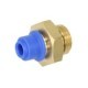 Cap de cuplare PNEUMATICS TEKALAN Drept M16x1,5 6mm Metal 1buc Sistem Pneumatic Conducte/Mufe