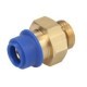 Cap de cuplare PNEUMATICS TEKALAN Drept M16x1,5 9mm Metal 1buc