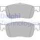 Set Placute Frana Fata DELPHI CITROEN JUMPY OPEL VIVARO C PEUGEOT EXPERT TOYOTA PROACE 69x180x17mm