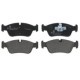 Set Placute Frana Fata DELPHI BMW 1 E81 E82 E87 3 E90 E91 1.6-3.0D 06.04-10.13 Inaltime 58mm Latime 149mm Grosime 18mm