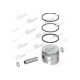 Set segmenti piston VADEN Pistoan compresor diametru 80,5mm +0,50 LK3859 DAF