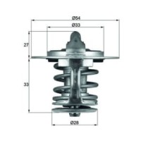 Termostat,lichid racire MAHLE