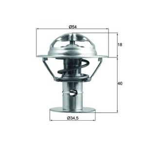 Termostat,lichid racire MAHLE