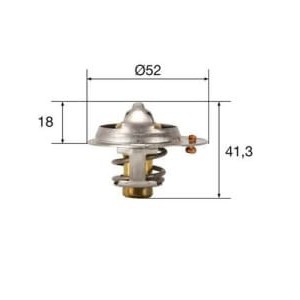 Termostat,lichid racire MAHLE