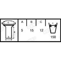 Set garnituri de frictiune, frana tambur BERAL