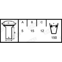 Set garnituri de frictiune, frana tambur BERAL