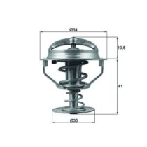 Termostat,lichid racire MAHLE