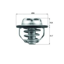 Termostat,lichid racire MAHLE