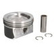 Piston MAHLE 77,01 mm +0,50 SKODA FABIA I VW FOX POLO 1.2 07.01-07.11 Diametru pivot 17 mm Lungime 48.7 mm