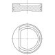 Piston MAHLE 77,01 mm +0,50 SKODA FABIA I VW FOX POLO 1.2 07.01-07.11 Diametru pivot 17 mm Lungime 48.7 mm