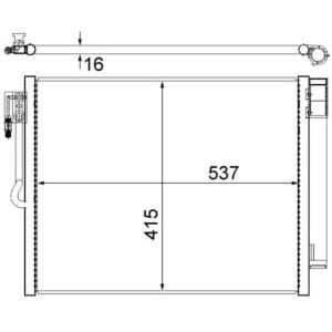 Condensator, climatizare MAHLE