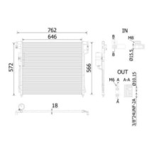 Condensator, climatizare MAHLE