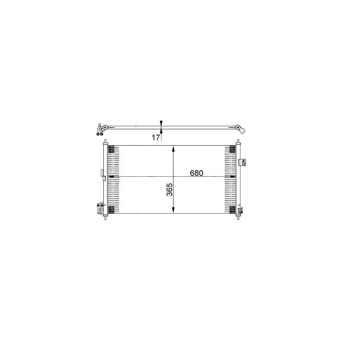 Condensator, climatizare MAHLE