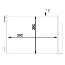 Condensator, climatizare MAHLE