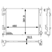 Radiator, racire motor MAHLE