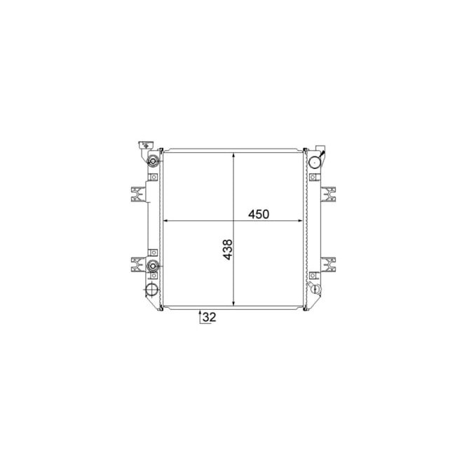 Radiator, racire motor MAHLE