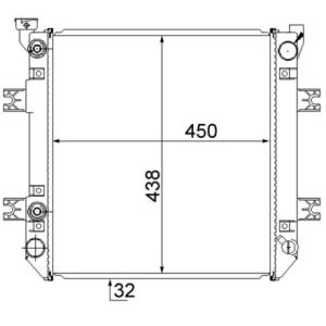 Radiator, racire motor MAHLE