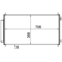 Condensator, climatizare MAHLE