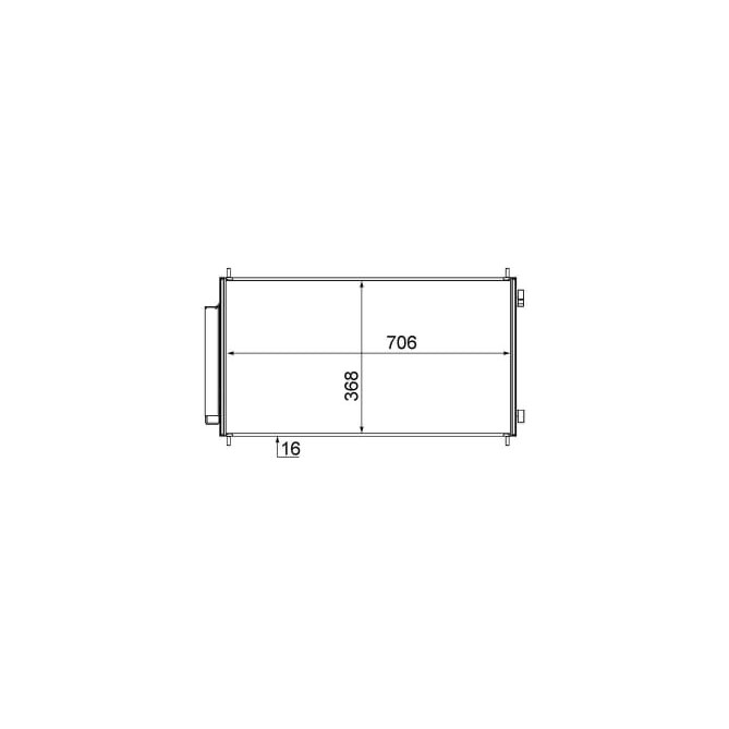 Condensator, climatizare MAHLE