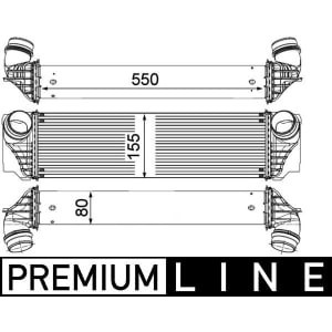 Intercooler, compresor MAHLE