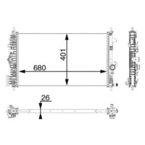 Radiator, racire motor MAHLE