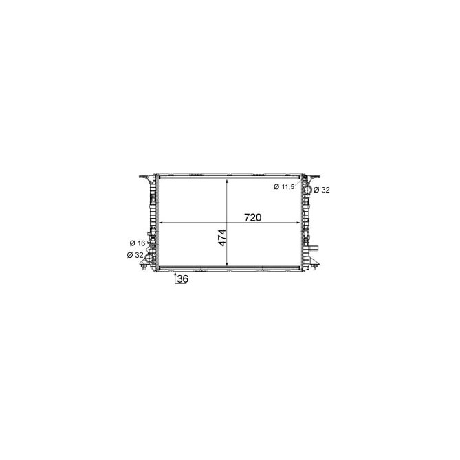 Radiator, racire motor MAHLE