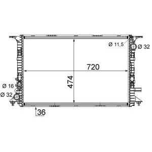 Radiator, racire motor MAHLE