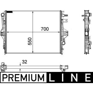 Radiator, racire motor MAHLE