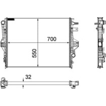 Radiator, racire motor MAHLE