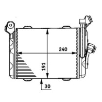 Radiator ulei, ulei motor MAHLE