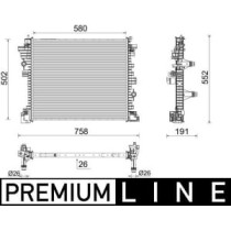 Radiator, racire motor MAHLE