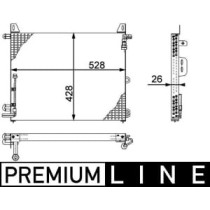 Condensator, climatizare MAHLE