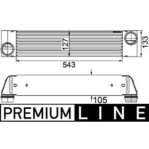 Intercooler, compresor MAHLE