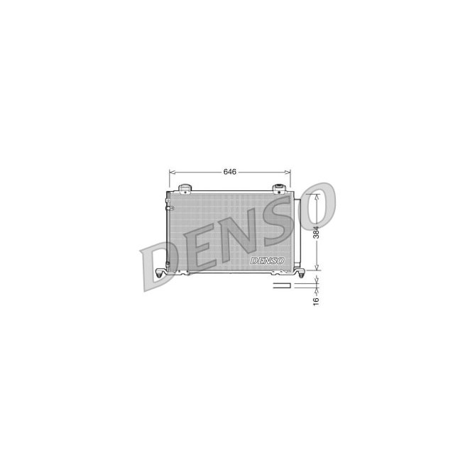 Condensator, climatizare DENSO