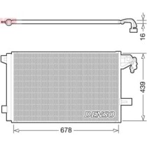 Condensator, climatizare DENSO