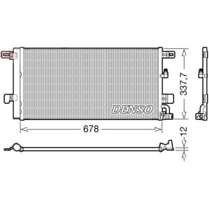 Condensator, climatizare DENSO