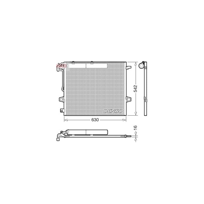 Condensator, climatizare DENSO