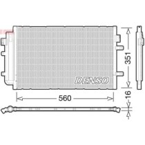 Condensator, climatizare DENSO